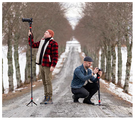 iFootage Cobra 3 C180F-P Carbon Fiber Monopod with Mini Tripod