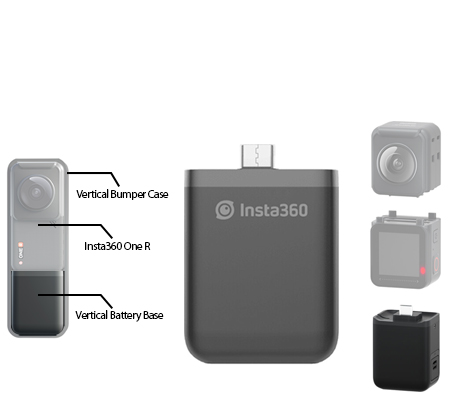 Insta360 ONE R Vertical Battery Base