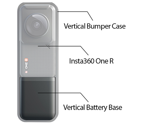 Insta360 ONE R Vertical Battery Base