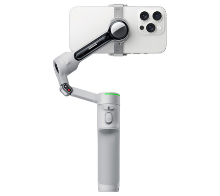 Insta360 Flow 2 Pro AI Tracker Bundle Smartphone Gimbal Stabilizer Stone Gray