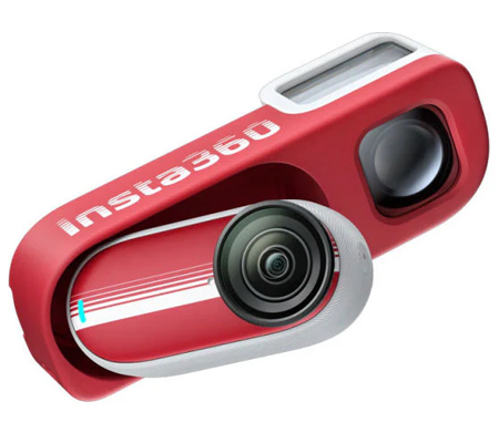 Insta360 GO 3S 4K 128GB Retro Bundle Classic Red Action Camera