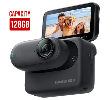 Insta360 GO 3 128GB Midnight Black Action Camera
