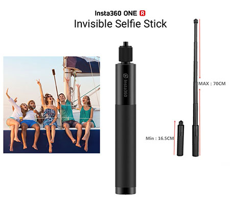 Insta360 Invisible Selfie Stick 70cm for Insta 360 Action Camera