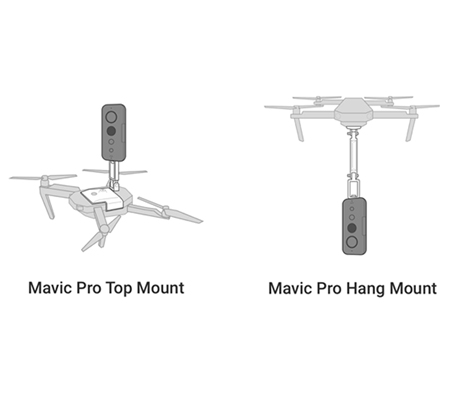 Insta360 one drone mount top