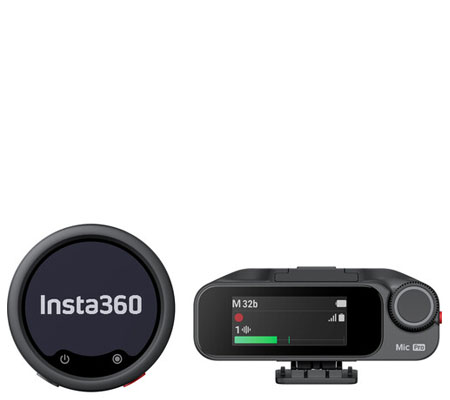 Insta360 Mic Pro 1TX + 1RX Wireless Microphone