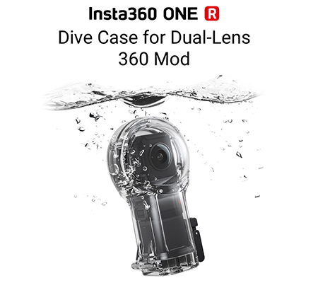 Insta360 ONE R Dive Case Housing for Dual-Lens 360 Mod 30m