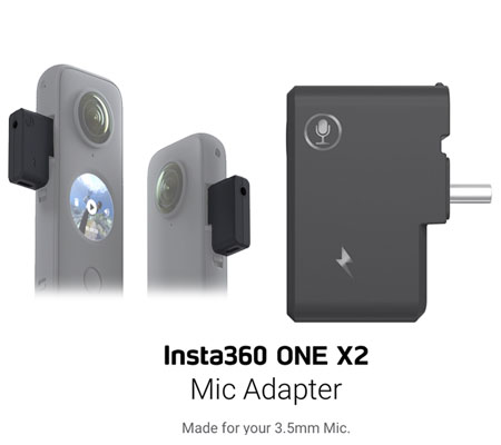 Insta360 ONE X2 Cynova Mic Adapter