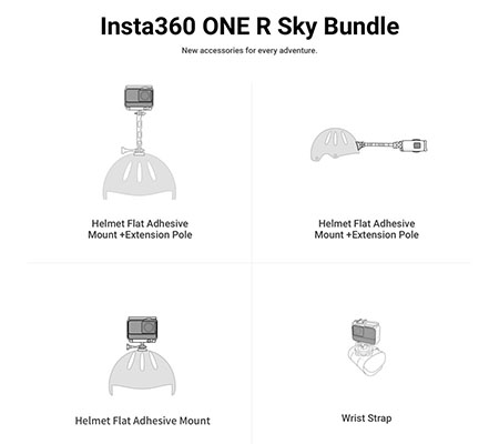 Insta360 Sky Bundle for ONE R, ONE X, ONE Action Camera