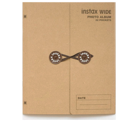 Fujifilm Instax Wide Photo Album 32 Pockets Brown