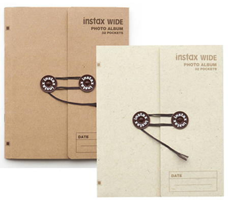 Fujifilm Instax Wide Photo Album 32 Pockets Light Brown