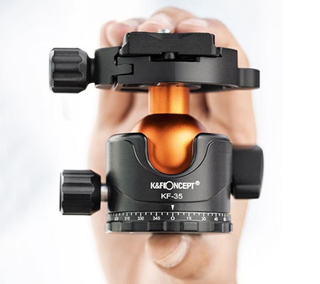 K&F Concept Traveller M1 kit + BH-35L Aluminium Tripod