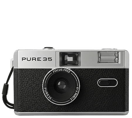 Kodak PURE35 Reloadable 35mm Film Camera KIT Black Leather