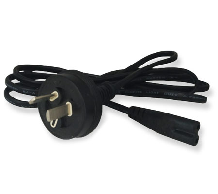 I-Sheng Kabel Power 7.5A Powercord Kaki 2 ke C7 Angka 8