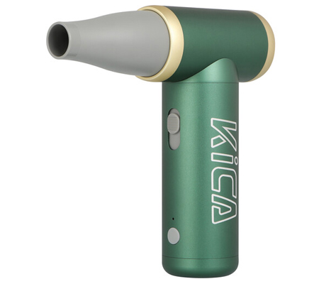 Kica Jet Fan 2 Turbo Fan Mini Portable with Vacuum Accessories Green