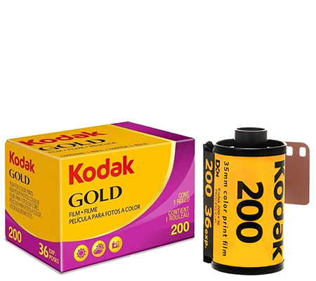 Kodak Gold 200 35mm Color Roll Film 36 Exposures