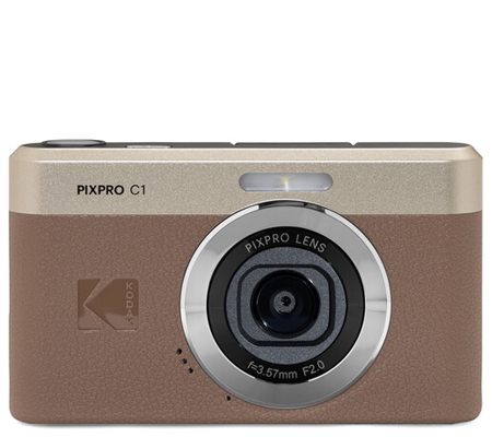 Kodak PIXPRO C1 Compact Digital Camera Brown