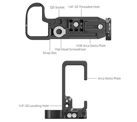 SmallRig L-Shaped Mount Plate for Nikon Z5 II 5256