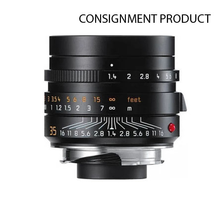:::USED::: Leica 35mm f/1.4 Summilux-M ASPH Black (11663) Mint Kode 586 Consignment