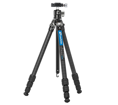 Leofoto LY-224C + LH-25 Carbon Fiber Tripod Camera with Ball Head Black