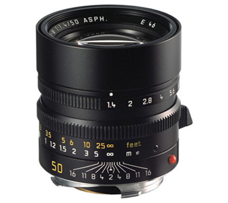 Leica 50mm f/1.4 Summilux-M ASPH Black (11891)