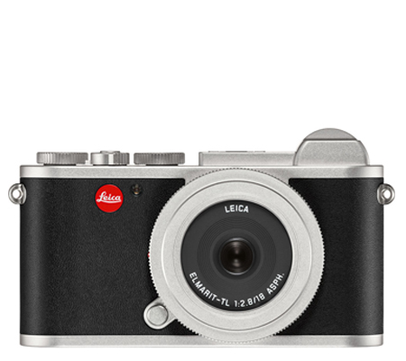 Leica CL Elmarit-TL with 18mm F/2.8 ASPH Silver Anodized Finish (19313)