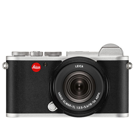Leica CL Mirrorless Digital Camera Silver Anodized with 18-56mm Lens (19315)