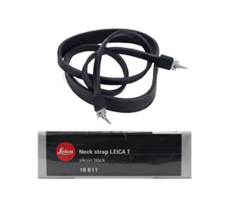 ::: USED ::: Leica Neck Strap Leica T Silicon (Black) (18811) (Excellent to Mint)