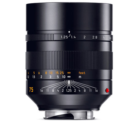 Leica 75mm f/1.25 Noctilux-M ASPH (11676)