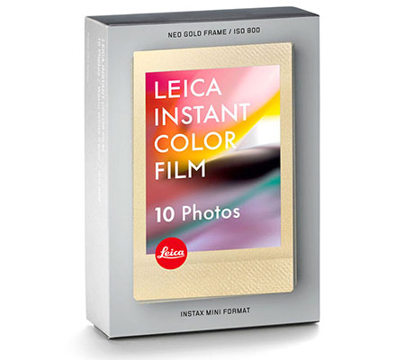 Leica SOFORT Paper Color Film Pack Neo Gold (10 sheet) (19678)