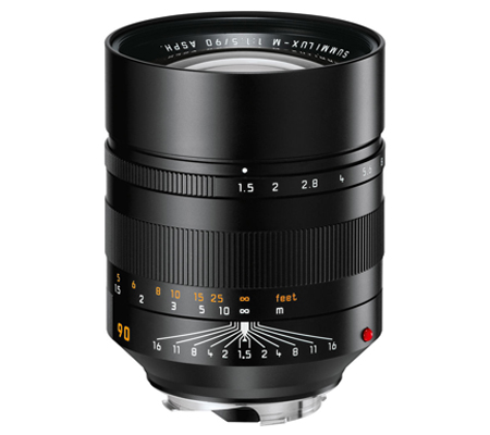 Leica 90mm f/1.5 Summilux-M ASPH Black (11678)