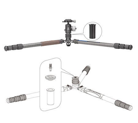 Leofoto LX-254CT + XB32 Urban Series Carbon Fiber Tripod Kit