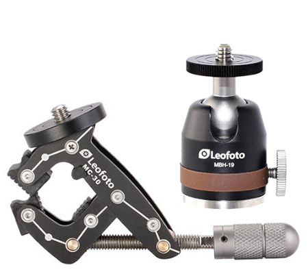 Leofoto Clamp MC-30 + MBH-19 Ball Head