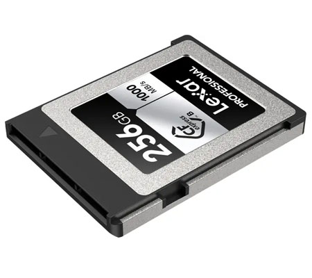 Lexar CFexpress Type B 256GB Professional Card Silver (Read 1000MB/s and Write 600MB/s)