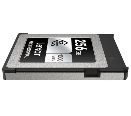Lexar CFexpress Type B 256GB Professional Card Silver (Read 1000MB/s and Write 600MB/s)