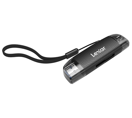 Lexar Dual-Slot USB-A / USB Type-C Card Reader (LRW310X-BNBNG)