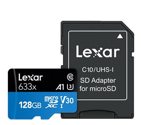 Lexar Micro SDXC 128GB 100 MB/s 633x UHS-I