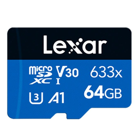 Lexar Micro SDXC 64GB 100MB/s 633x UHS-I