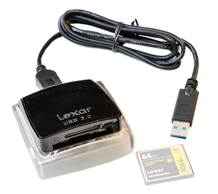Lexar Professional USB 3.0 Dual-Slot Reader LRW400CRBAP