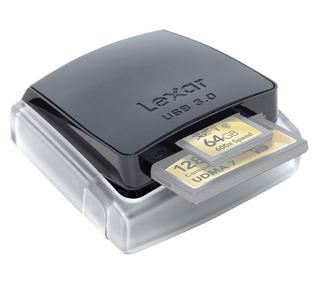 Lexar Professional USB 3.0 Dual-Slot Reader LRW400CRBAP