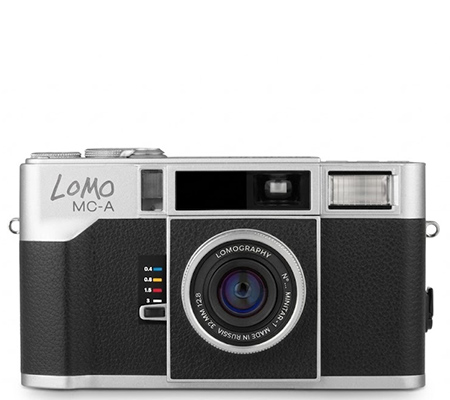 Lomo MC-A 35mm Film Camera Silver LP700SILVER