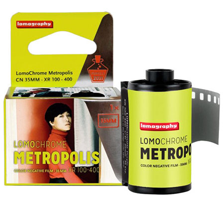 Lomography 2021 LomoChrome Metropolis 35 mm ISO 100–400 Negative Roll Film Camera