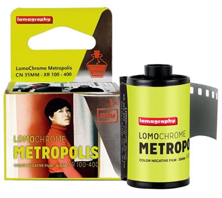 Lomography 2021 LomoChrome Metropolis 35 mm ISO 100–400 Negative Roll Film Camera