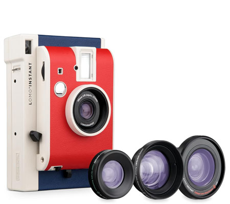 Lomography Lomo Instant Camera with 3-Lenses Boston LI800BOSTON