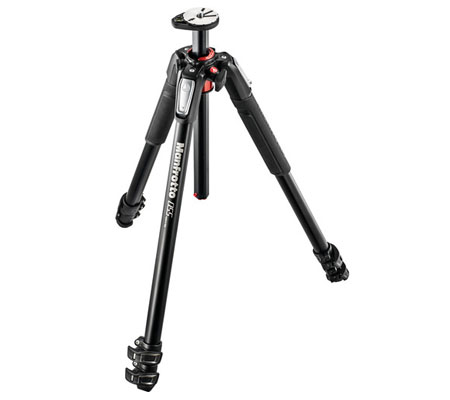 Manfrotto Aluminium 3-Section Tripod with Horizontal Column (MT055XPRO3-055)