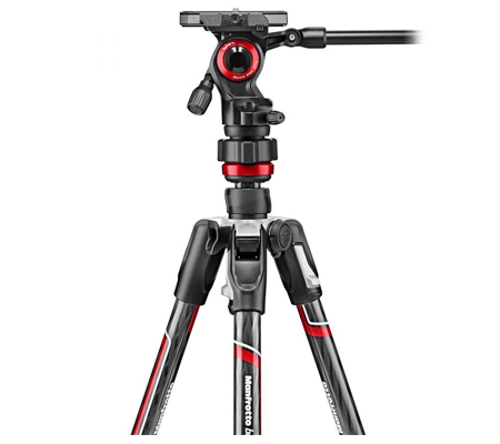 Manfrotto Befree Live Carbon Fiber Video Tripod Kit Twist (MVKBFRTC-LIVE)