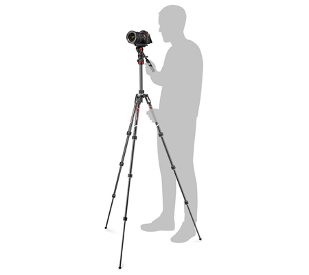 Manfrotto Befree Live Carbon Fiber Video Tripod Kit Twist (MVKBFRTC-LIVE)