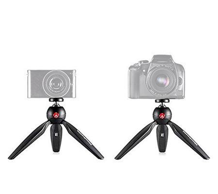 Manfrotto Pixi Mini Table Top Tripod with Smartphone Clamp MKPIXICLAMP-BK