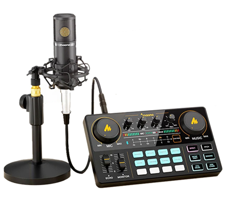 Maonocaster Lite Podcast Studio AU-AM200-S4