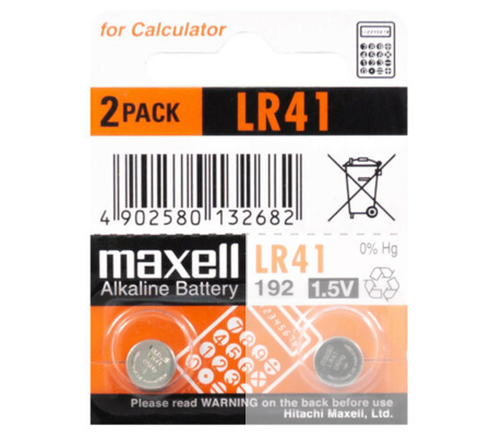 Maxell LR41 Battery