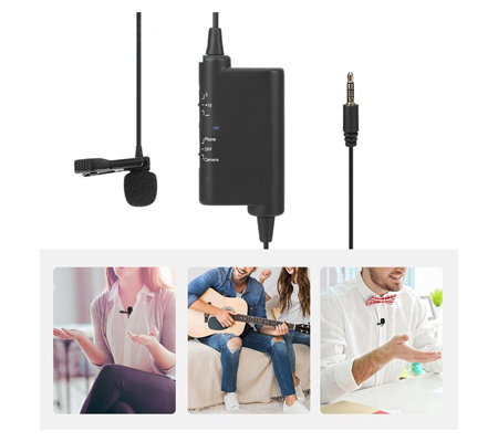 LensGo LYM-DM2 Omni-directional Lavalier Microphone System